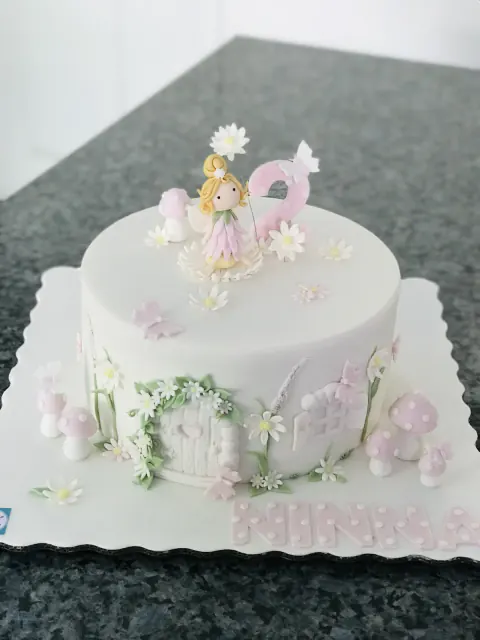 Pastel de hada del bosque